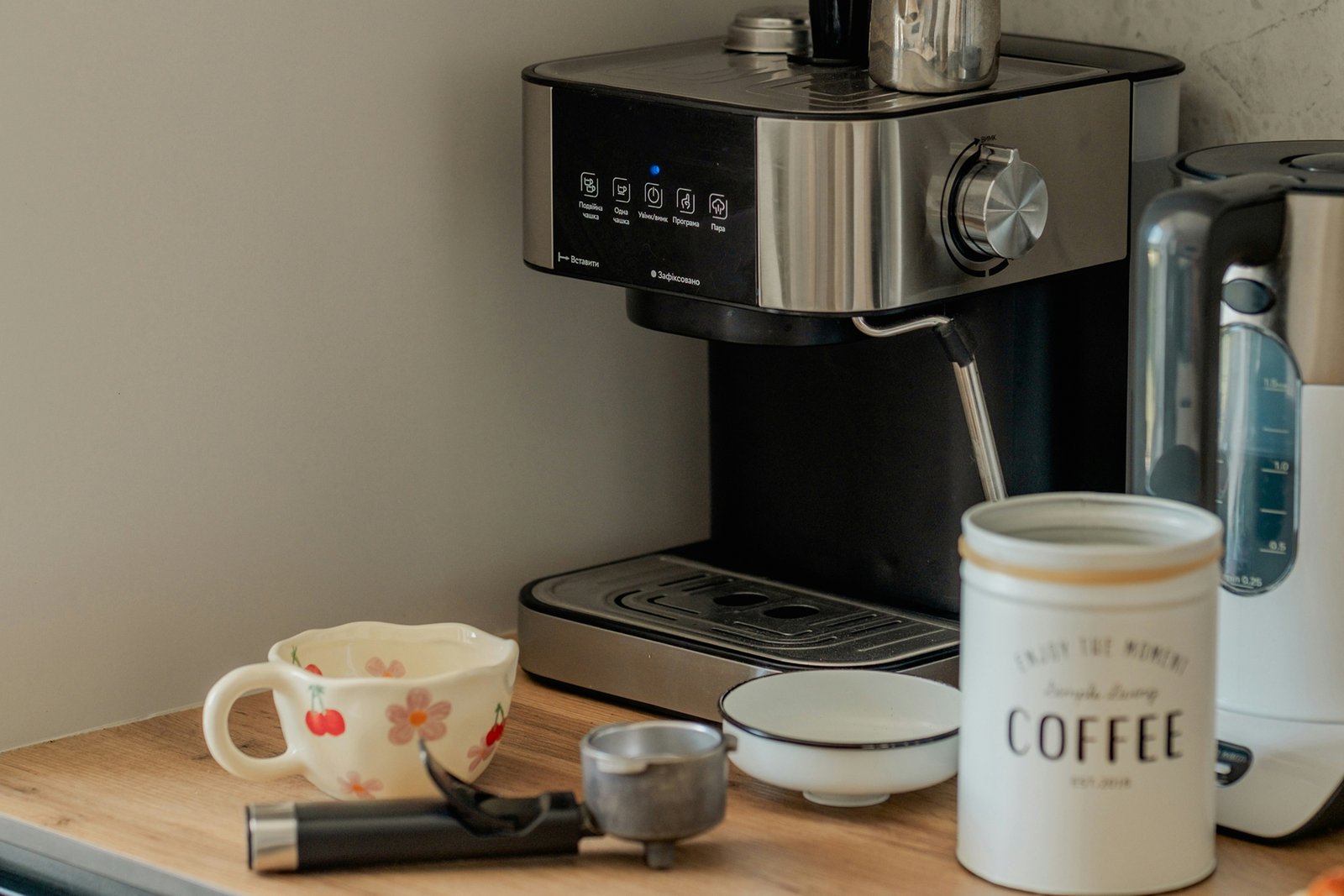 Kaffeevollautomat in der Küche