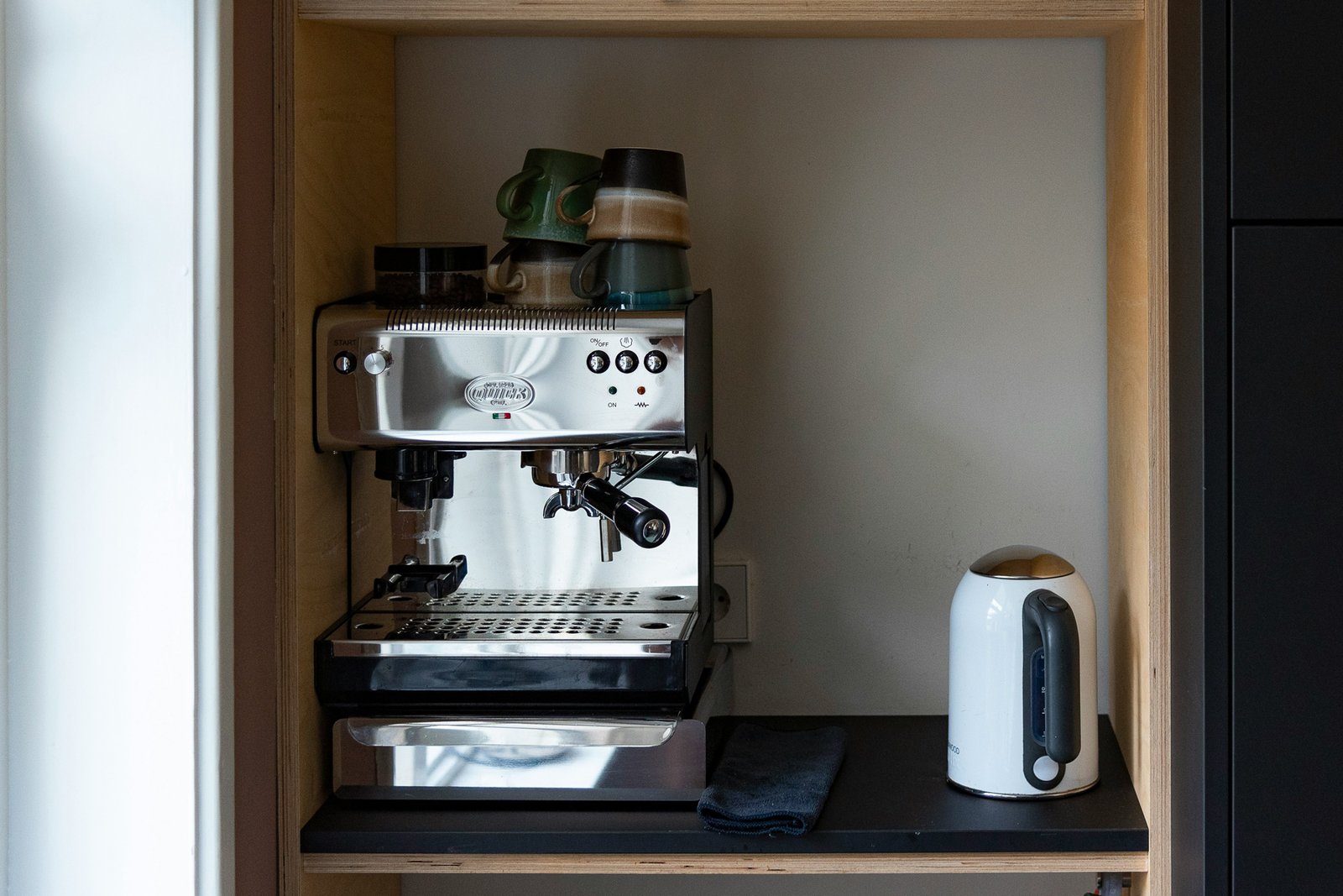 Kaffeevollautomat in der Küche