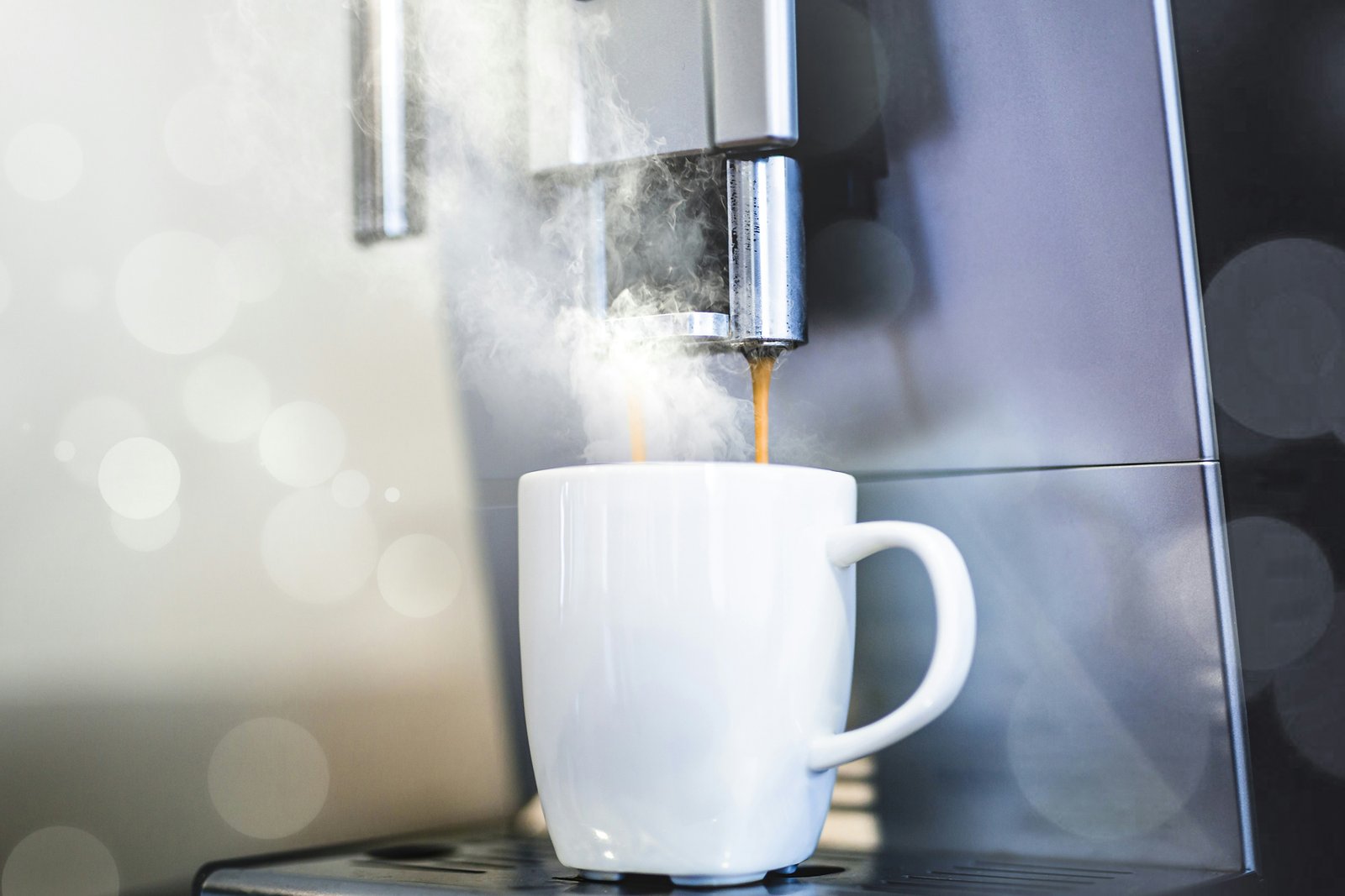 Kaffeevollautomat in der Küche