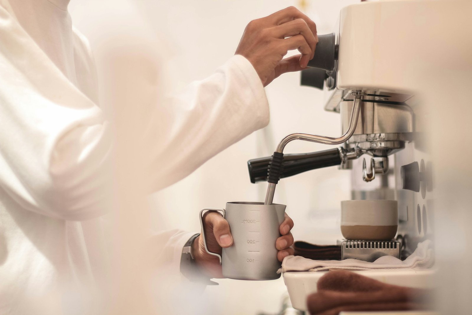 Kaffeevollautomat in der Küche